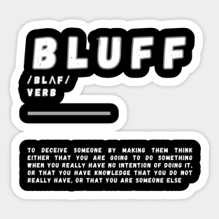 Word Bluff Sticker